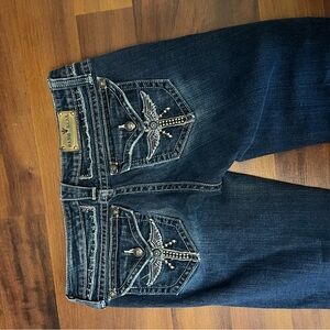 Embellished Blue Jeans